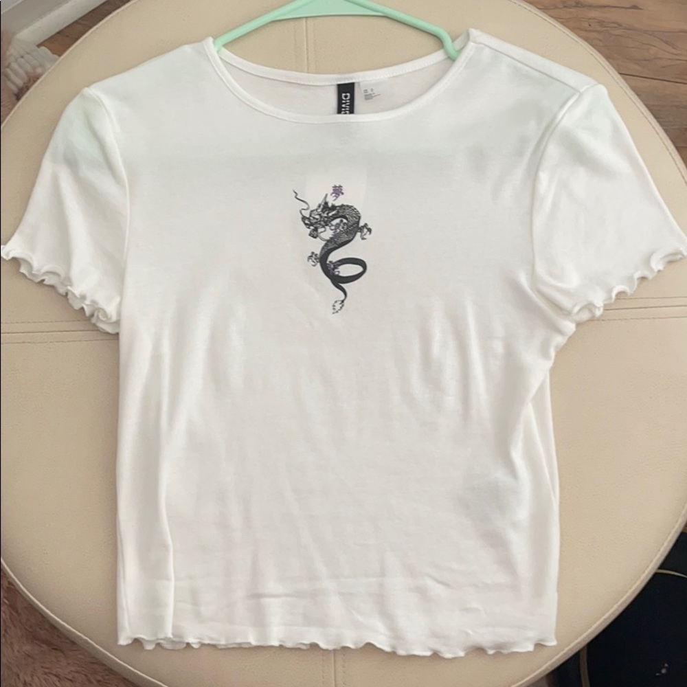 White Dragon Tee